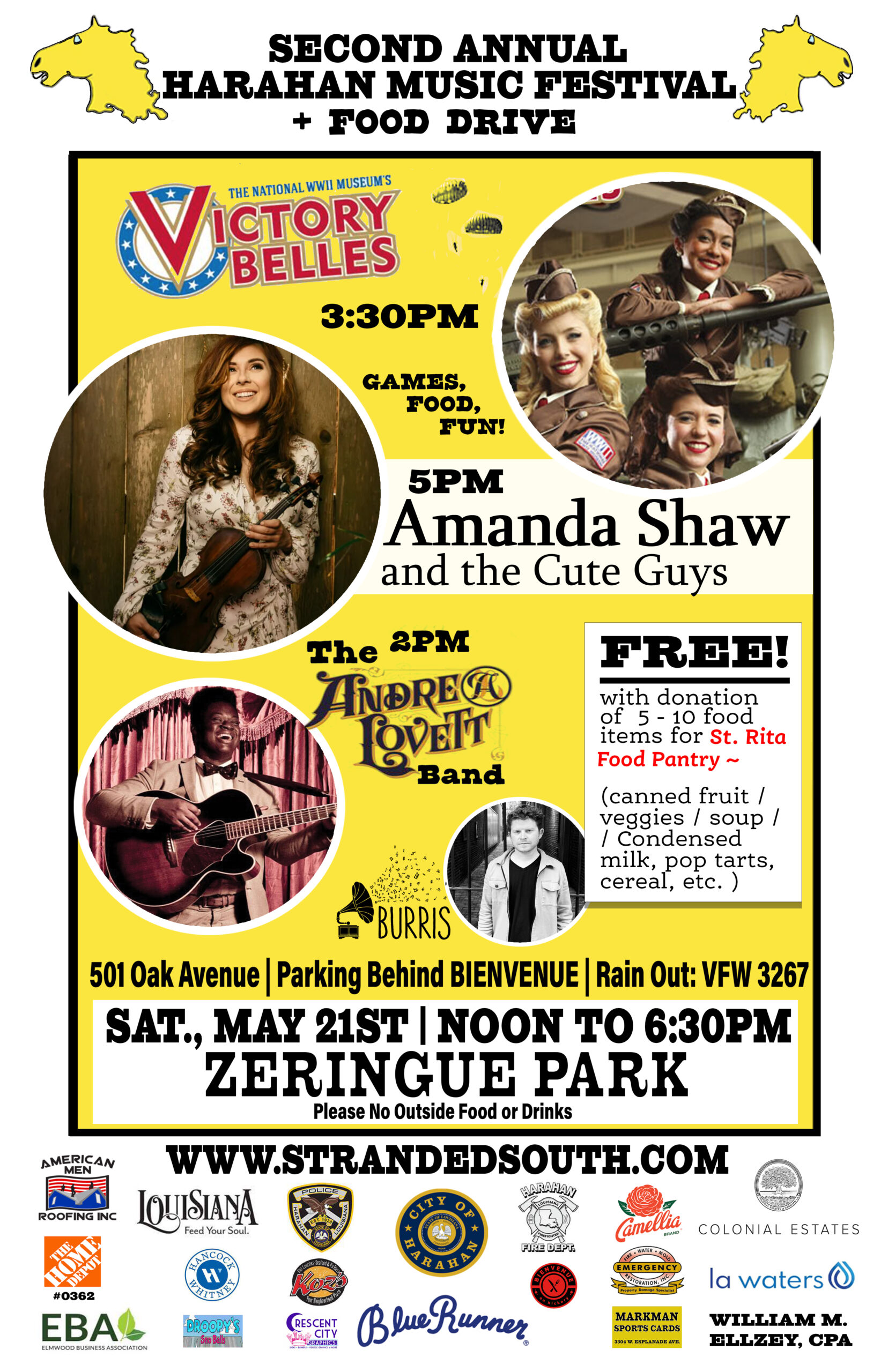 2nd Annual Harahan Music Festival and Food Drive →